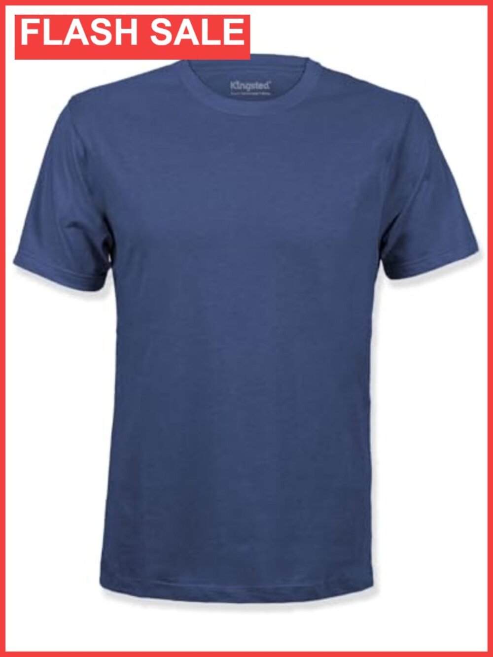 Men's Cotton Blend Crewneck T-Shirt Classic Fit Short Sleeve Tee